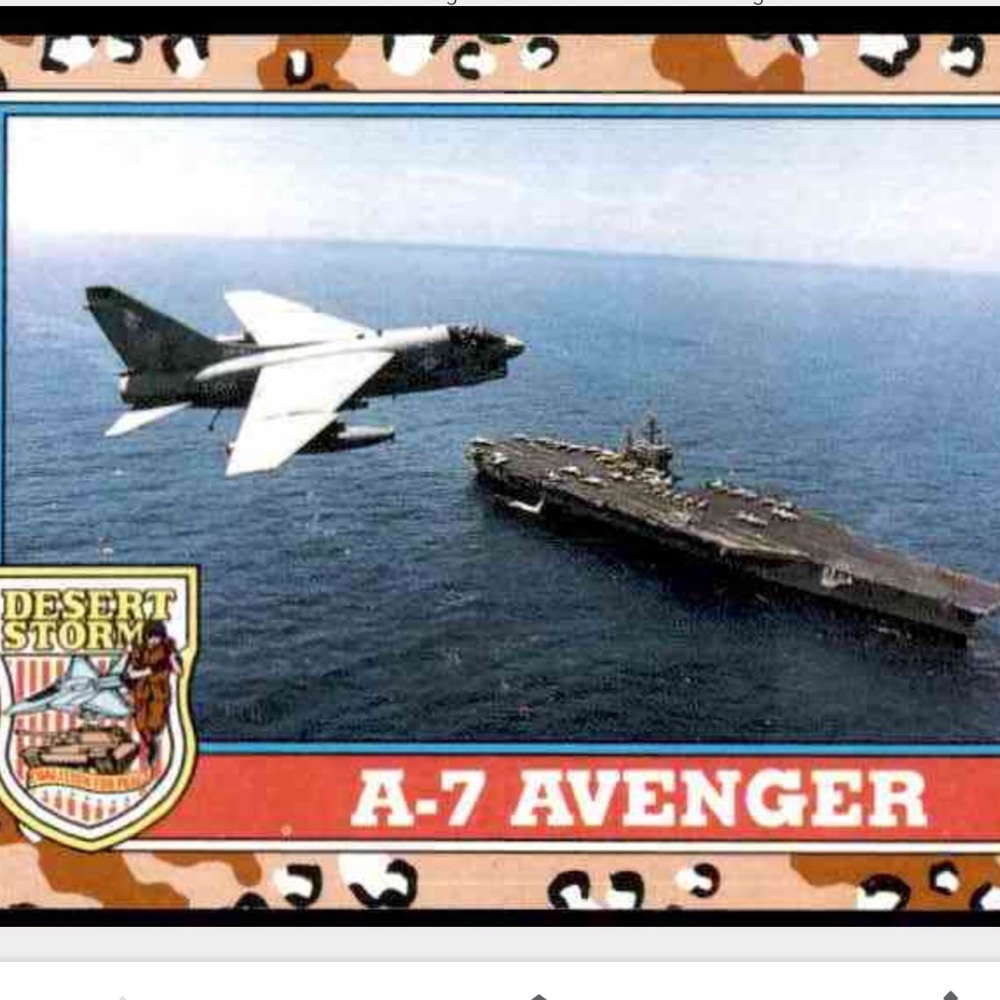 Vintage 1991 Desert Storm Trading Card,2nd Series